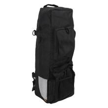 Hiking Camping Backpack 600D PU Oxford Fabric Waterproof Multi Pockets Oversized Travel Daypack for Outdoor Picnic Fitness Black