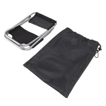 Sedia pieghevole in tessuto traspirante, portatile, con piccolo schienale, ideale per pesca, campeggio, barbecue e trekking.
