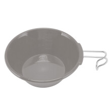 250ml Backpackers Cup Bowl Portable Drop Protection Backpacking Bowl for Camping Hiking Tableware Cookware Grey