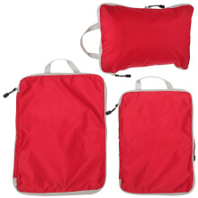 Aufbewahrungstaschen Für Reisen Rot Nylon 3St 11,8x7,9x3,9Zoll