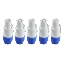 20 Stück 3-Poliger Powercon-Stecker, 20 A, 250 V AC, Signaleingangsbuchse für Strahllicht, Bühnenlichtstromversorgung