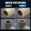 2X Integrated Internal & External Pipe Threading Tool, Dual-Function Pipe Thread Cutting Tool, 1/2inch + 3/4inch 7