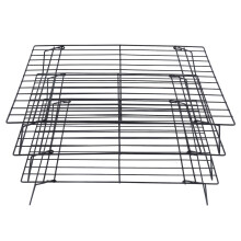 Grelha de ferro de 33 cm (13 polegadas) com 3 camadas antiaderentes para assar bolos e biscoitos.
