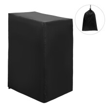Schutzhülle für Gartenstühle, UV-Schutz, 210D wasserdicht, stapelbar, schwarz, abriebfest