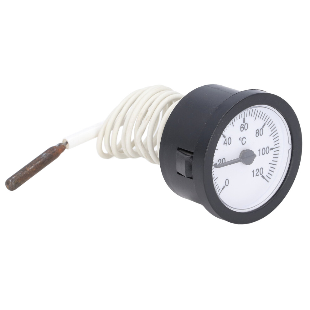 Dial Thermometer 0â120C Measuring Range Copper Sensor Clear Temperature Scale 52mm/2.0in Thermometer for Liquid