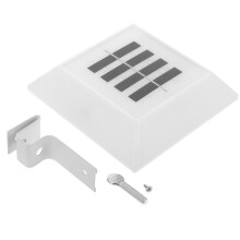 2Stk Solar Power Wall Light LED Flur Lampe Weiß Wasserdicht IP65