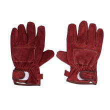 Hittebestendige handschoenen, hitte- en brandwerend, beschermende handschoenen voor kamperen en barbecueën (rode wijnkleur)