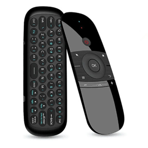 2X W1 Air Mouse 2.4G Wireless Keyboard Remote Control IR Remote Learning 6-Axis Motion Sense for  TV Android PC 1