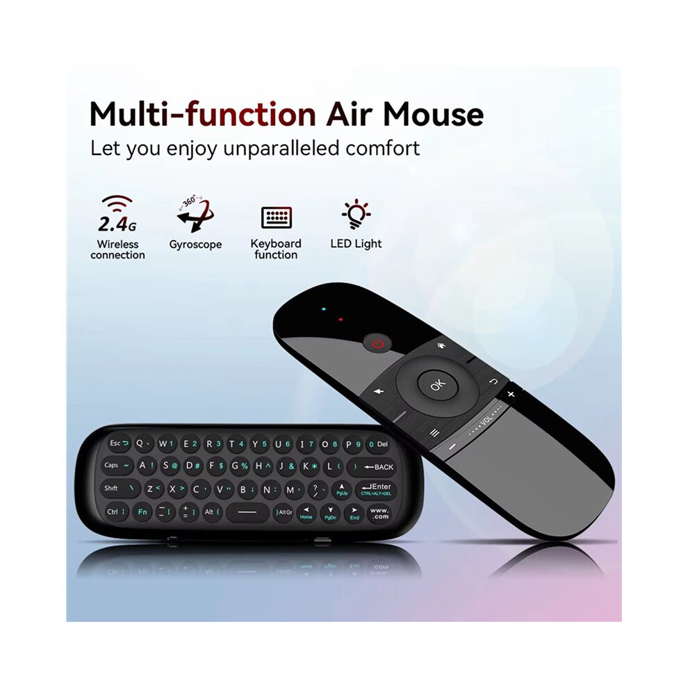 2X W1 Air Mouse 2.4G Wireless Keyboard Remote Control Ir Remote Learning 6-Axis Motion Sense For Tv Android Pc 6034256586982