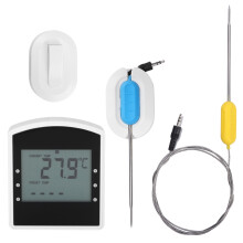 Digitales kabelloses Grillthermometer – Temperaturmesser für Speisen und Fleisch auf dem Grill in der Küche