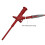 4pcs Quick Test Hook Clip Professional Insulated High Voltage Flexible Testing Probe 4mm Banana Socket Red and Black 6