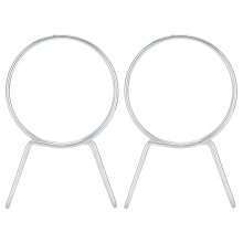 2Pcs Manganese Barbecue Handle Spring Buckle Clamp Replacement Accessories for Stove Grill
