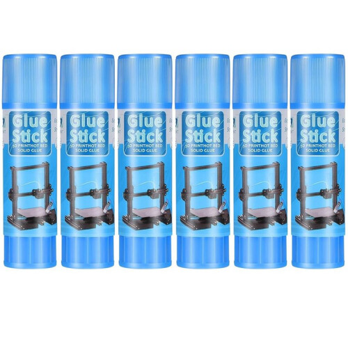 3D Printer Glue Sticks PVP Solid Glue Sticks for 3D Printer Hot Bed Removing Printing Models(12 Pieces) 1
