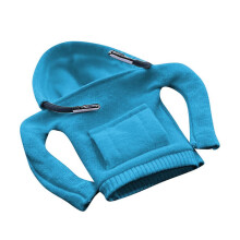 Capa de câmbio com capuz para carro, capa de estilo moletom para alavanca de câmbio, acessórios automotivos para interior de carro, azul.