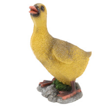 Pato Ornamental em Resina, Estatueta de Animal, Decoração para Casa, Presente para Escritório, Cinza