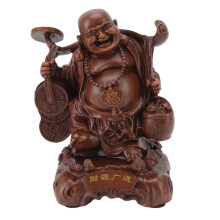 Naurava Buddha-patsas Onnenraha Maitreya Buddha-patsas Koristeet Koti Feng Shui -sisustus Tupaantuliaislahja TV-tasolle Pöytä