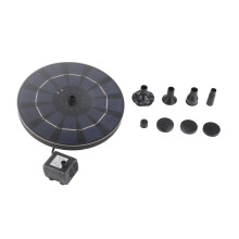 2.5W Solar Fountain Pump Circle Solar Fountain for Pond Bird Bath Fountain Garden Decoration Water Circuit