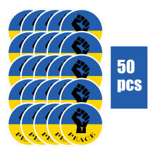 PVC Ukraine Flag Sticker for Skateboards Laptops Car Bumper Decoration Accessories Car Decal Sticker