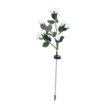 Zonnebloemen, zonnecelpaneel, intelligente lichtregeling, waterdichte functie, witte zonnebloemen