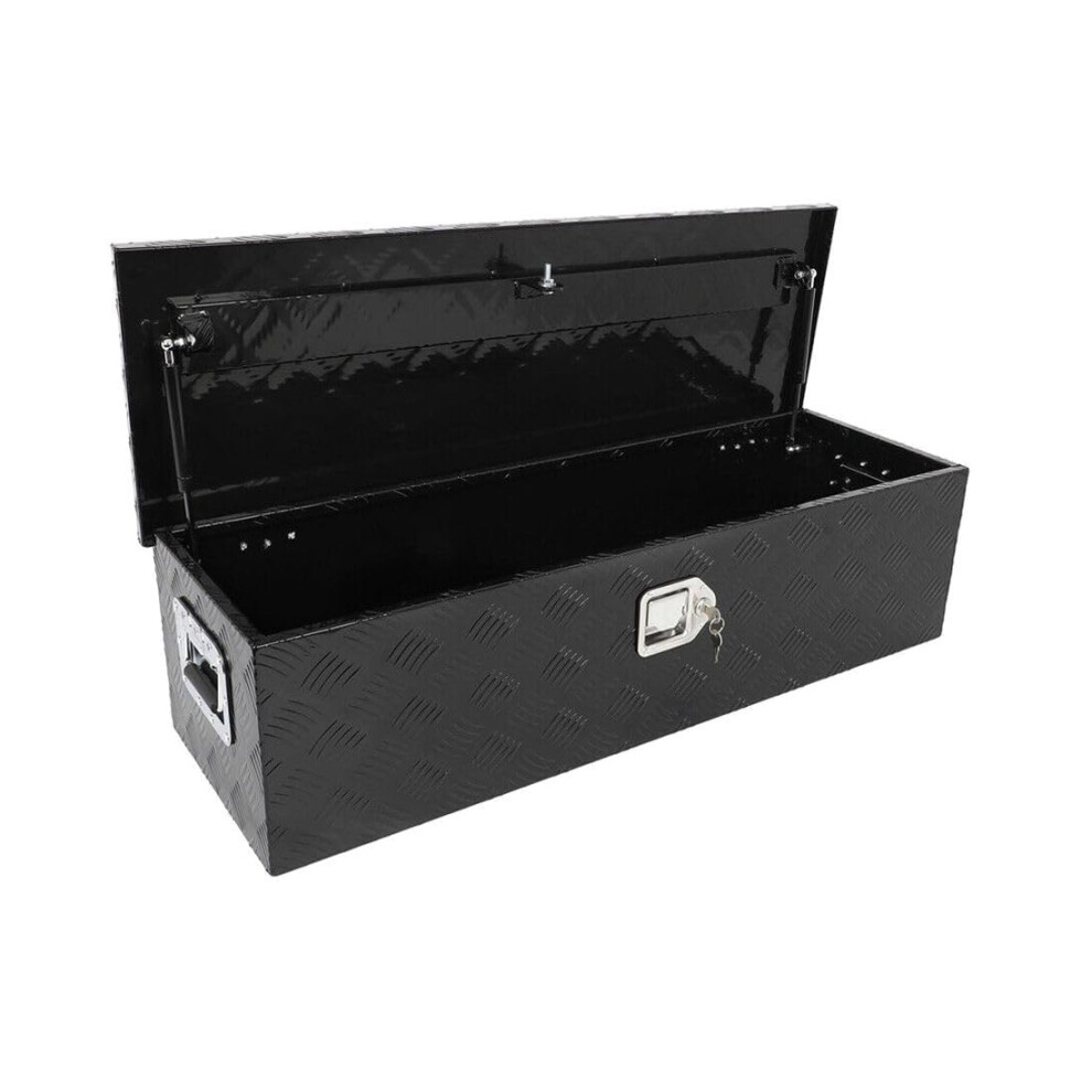 39 Inch Black Aluminum Truck Tool Box For Ford F150 19972014, Durable Organized Bed Storage 9092120158601