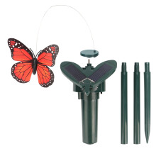 Zonne-energie simulatie roterende insecten decoratie voor tuin, erf, landschap, buitenbloemen en vlinders