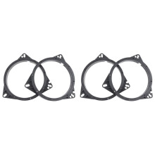 4 PCS 6,5 Polegadas Buzina de Carro Gaxeta Sólida Alto-Falante Arruela Suporte Adaptador Adequado para Qashqai