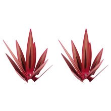 2X Metal Tequila Country Sculpture DIY Tequila Plant Country Tequila Garden Ornament Indooutdoor Statuette 27CM