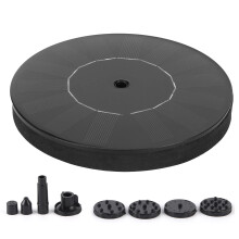 Floating Fountain Outdoor Solar Power Water Fountain Kit Ornament for Garden Landscape601