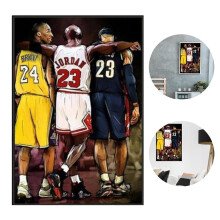Basketball Star Poster Home Decor Paintings Durable Sports Posters Champion Poster Decorative Painting 40x50cm