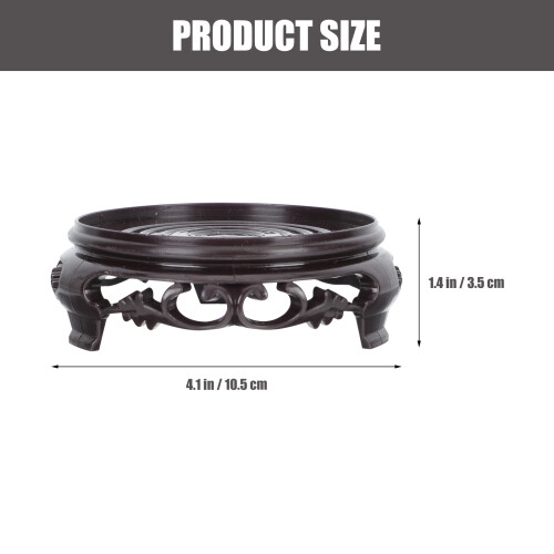 support plastique pour pot fleur, socle déco surélevé 5 pièces 1