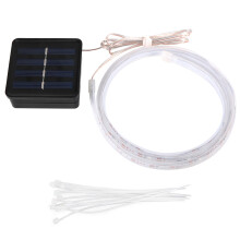 Striscia LED impermeabile a energia solare con 8 modalità, accessorio per canestro da basket, luce per tiri notturni
