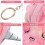 2Pcs Soft Plush Unicorn Wallets Cute Coin Purses Keychain Charm 4