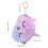 2Pcs Soft Plush Unicorn Wallets Cute Coin Purses Keychain Charm 8
