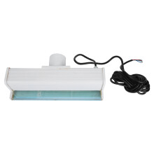 Luzes LED coloridas em formato de cascata para decoração de piscinas, lagos e tanques de peixes.