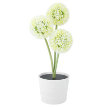 Luminária solar à prova d'água com 3 LEDs para vasos de flores, ideal para decoração de jardins e paisagens externas.