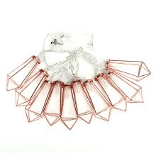 Festival Holiday Wedding Lighting LED Hollow Diamond String Lights Decoration