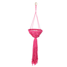 Beautiful Bohemian Tassel Plant Hanging Rope Basket for Garden Home DecorationHand Woven Hanging Basket
