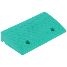 9 cm dicke, tragbare Bordsteinrampe aus Kunststoff für Einfahrten, Autozubehör, Grün