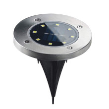 8LED In Ground Solar Light IP65 Waterproof for Patio Pathway Lawn Yard Deck Driveway Walkway Pool