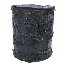 Lixeira dobrável portátil, compacta, resistente a rasgos, em PE, multiuso, ideal para camping e atividades ao ar livre.
