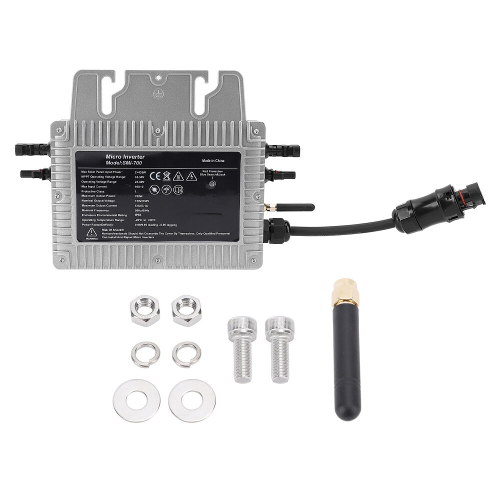 700W Wifi Micro Inverter Mppt Ip67 Solar Grid Connected Inverter For Balcony Pv System Power Storage System 3041514870311