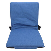 Outdoor Folding Chair Cushion Foldable Stadium Cushion Portable Single Shoulder Chair Cushion for Fishing Camping Blue