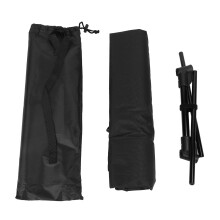 Beach Floor Chair with Adjustable Back Support Folding Portable Lightweight Breathable Camping Floor Chair for Outdoor Fishing Black