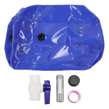 Waterreservoir met een inhoud van 110 liter, opvouwbare, draagbare PVC-watertank met grote capaciteit voor buitengebruik.