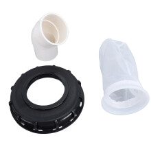 DN150‑165mm Ton Barrel Cover Plastic Reusable Ton Barrel Cap with Filter for Chemical Pharmaceutical Food Industry 45 Degrees