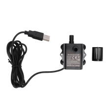 Uppopumppu Akvaarion Suihkulähde Virtauksen Säätötoiminnolla USB-Liitin DC 5V 4.8W 300L/H Nostokorkeus 300cm Lammikkoakvaarioon