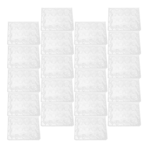 20Pcs Clear Quail Egg Trays Packaging Boxes Containers