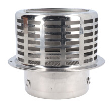 Stainless Steel Air Vent Cap Louvered Vent Cover Round Air Vent Louver Dryer Vent Covers Ventilation Grill Hood for Home Medium