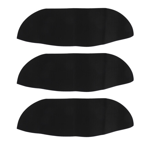 Conjunto de 3 Forros de Feltro para Vasos de Plantas Suspensos, em Tecido Preto, 76,1 cm/30 polegadas