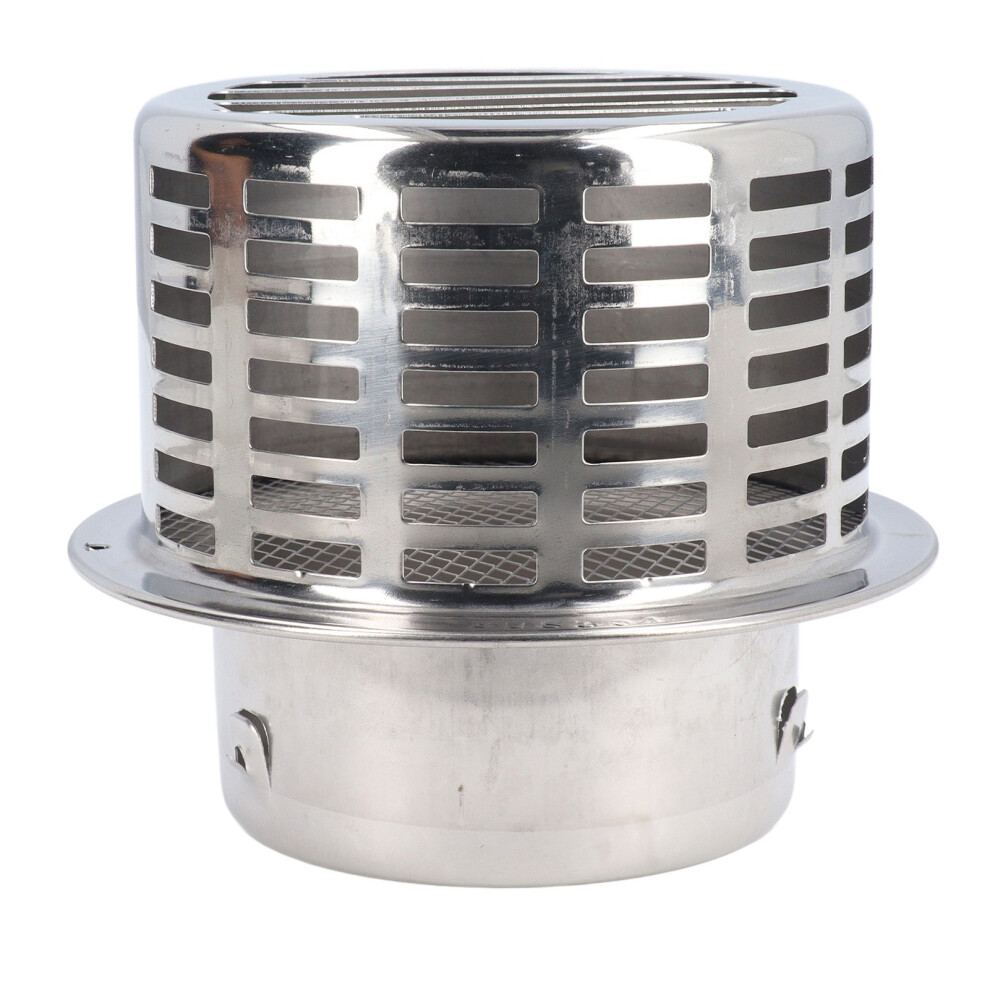 Stainless Steel Air Vent Cap Louvered Vent Cover Round Air Vent Louver Dryer Vent Covers Ventilation Grill Hood For Home Extra Large 3212705448903